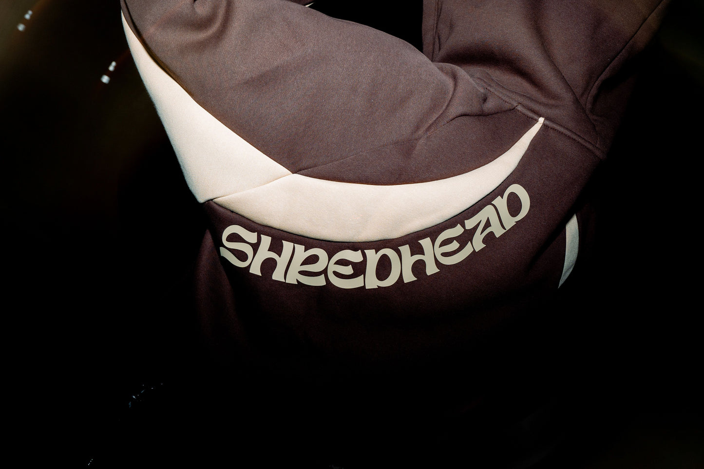 Split Hoodie - Brown